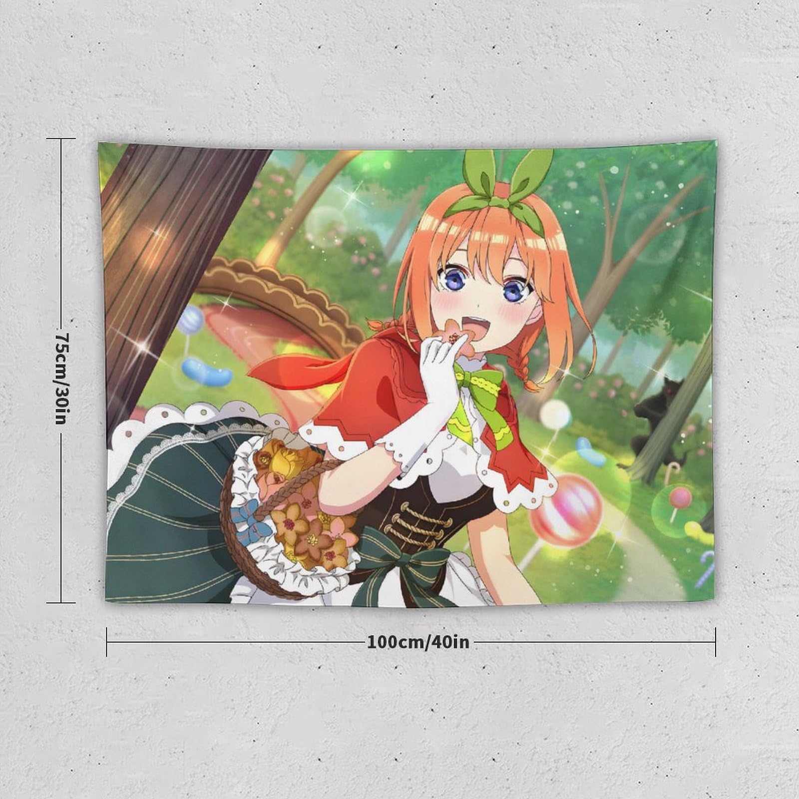Amazon.co.jp: 五等分の花嫁 中野四葉 タペストリー 壁掛け 多機能